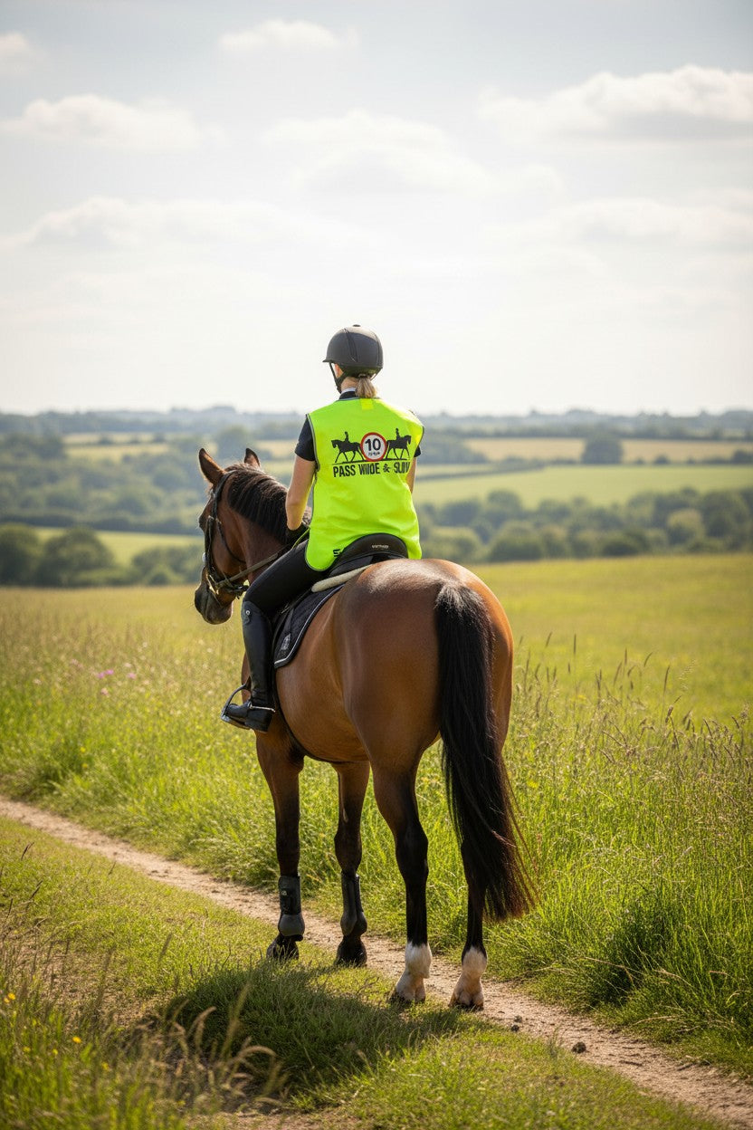 Pass Wide & Slow 10 MPH Hi-Vis Tabard